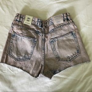 Pull&Bear High Waisted Mom Jeans Jean Shorts